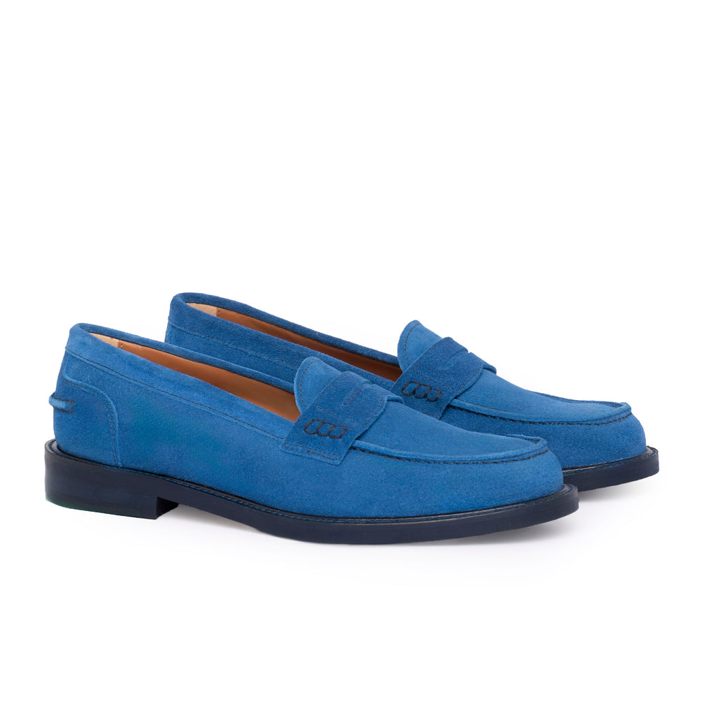 Mocassins Femme en daim Cobalt