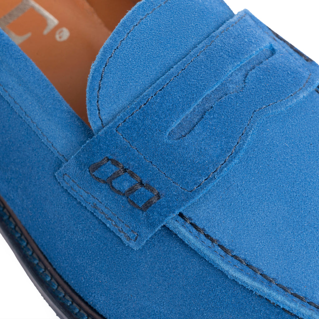 Mocassins Femme en daim Cobalt