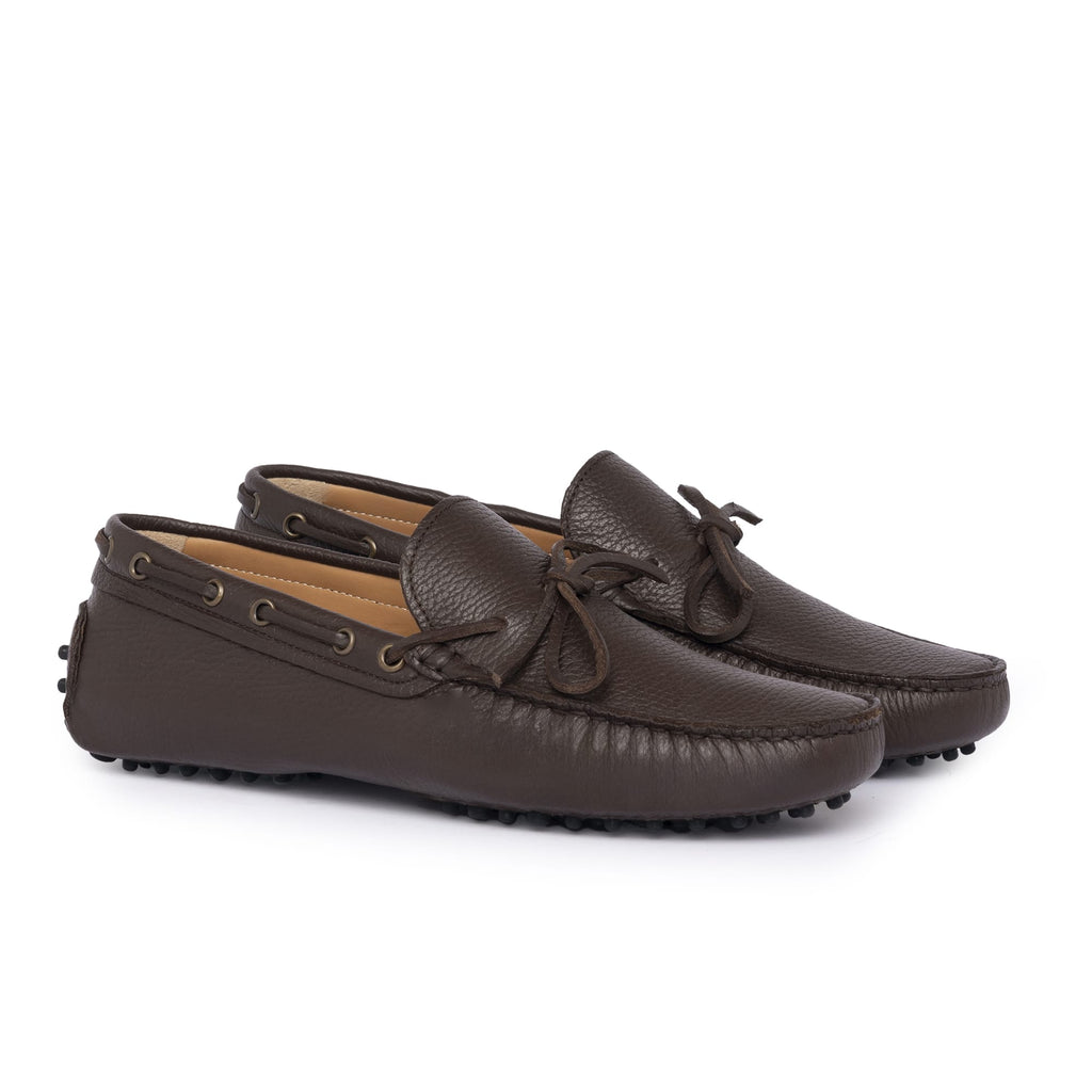 Mocassins Gommino en cuir- Tête de Moro