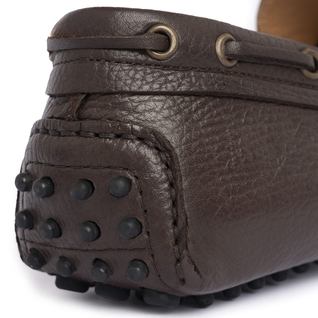 Mocassins Gommino en cuir- Tête de Moro