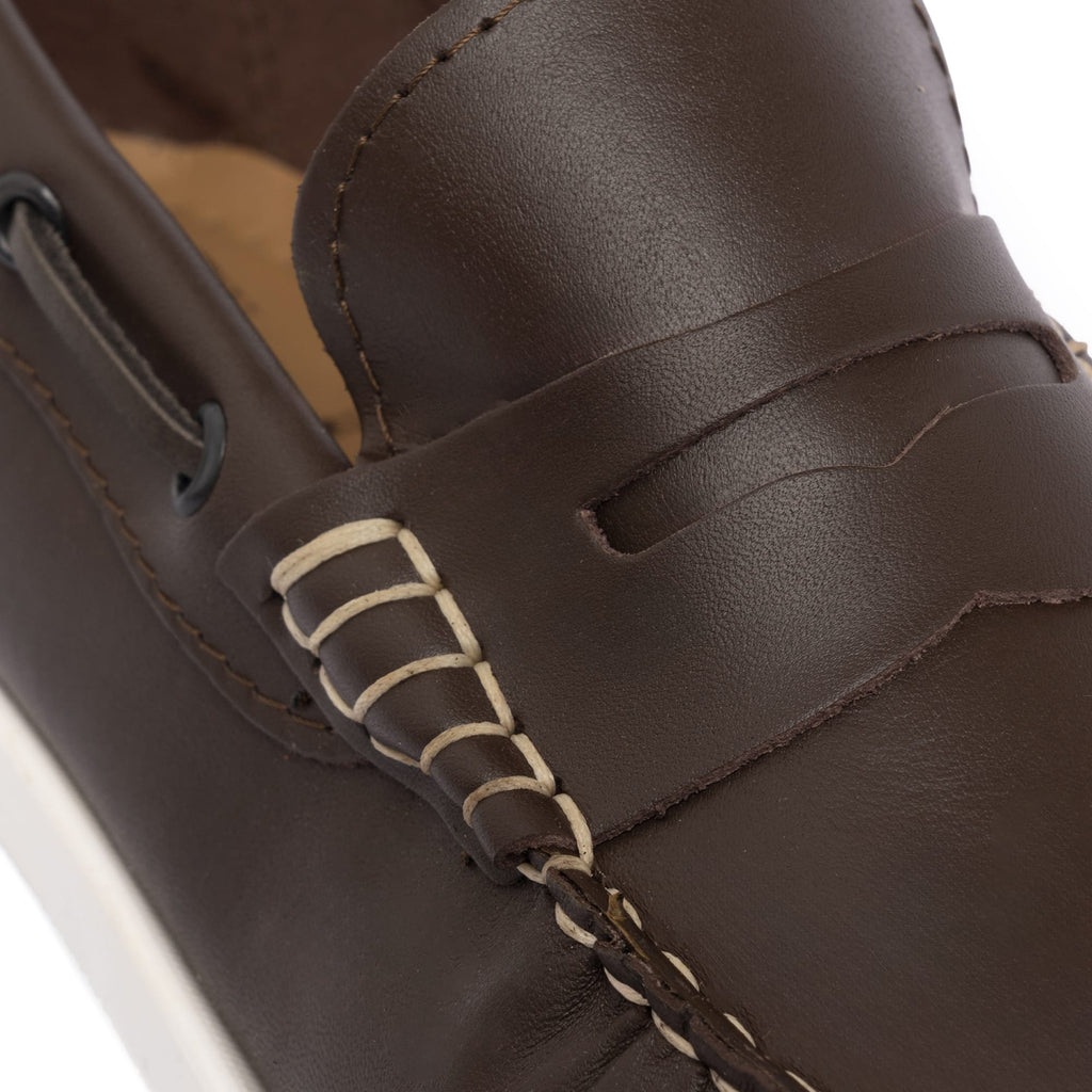 Mocassins Bateau 02 avec Bandeau en Cuir Tête de Moro