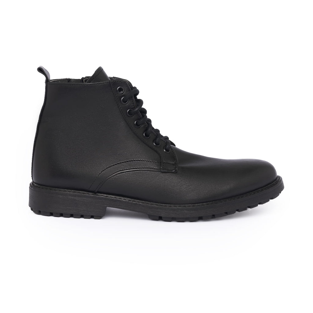 Bottines en cuir - Noir