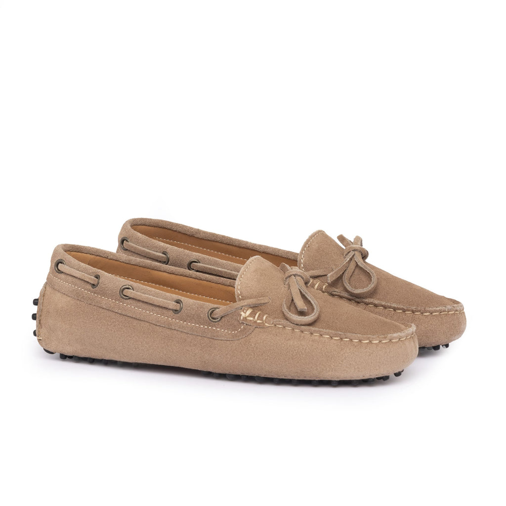 Mocassin D Femme en daim - Taupe