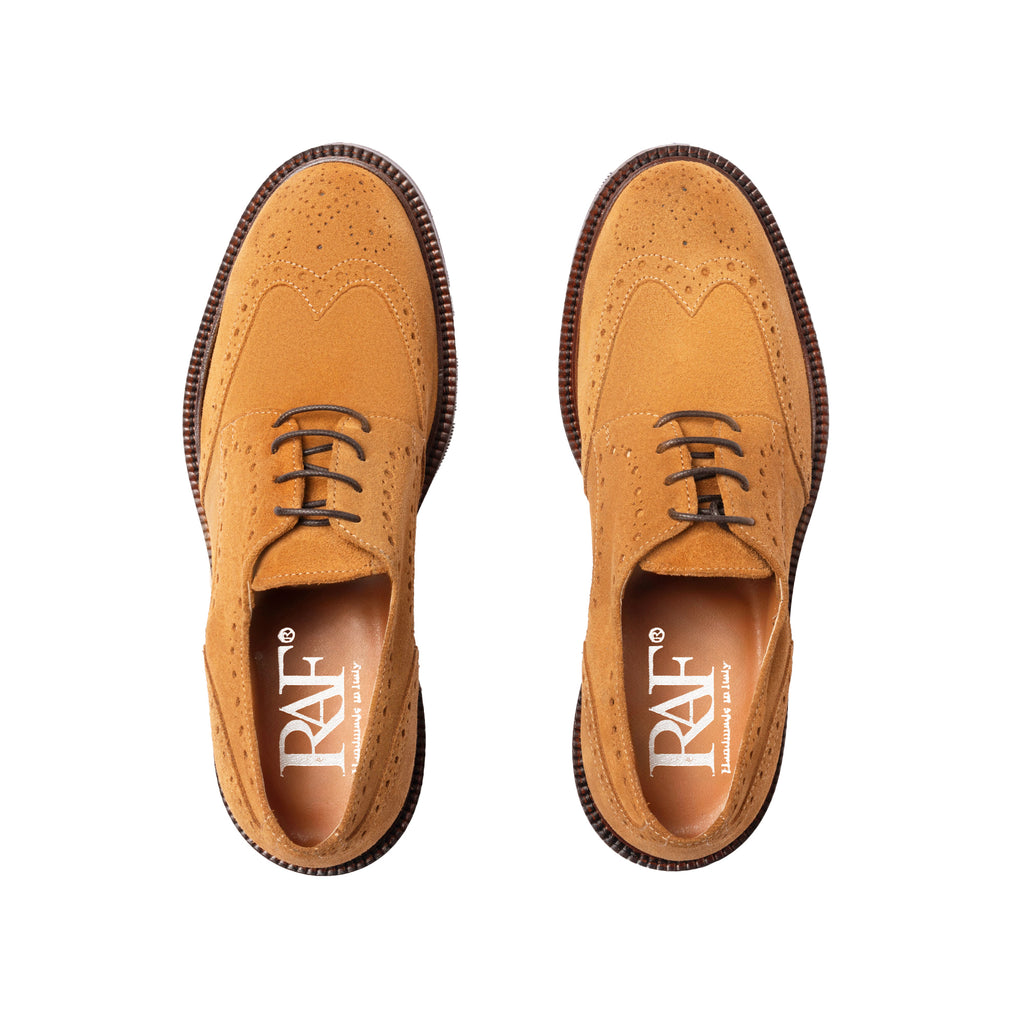 Richelieu Femme en Daim Cognac