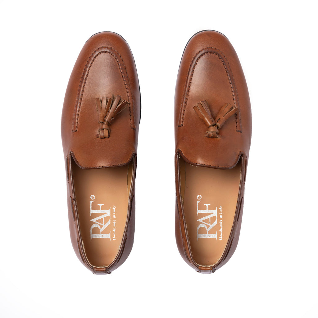 Mocassins avec nœud en cuir - Cuir