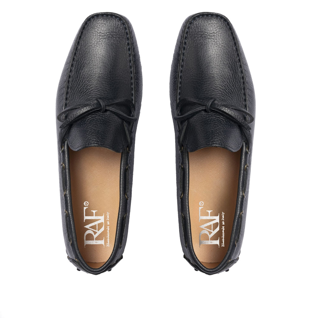 Mocassins en cuir - Bleu