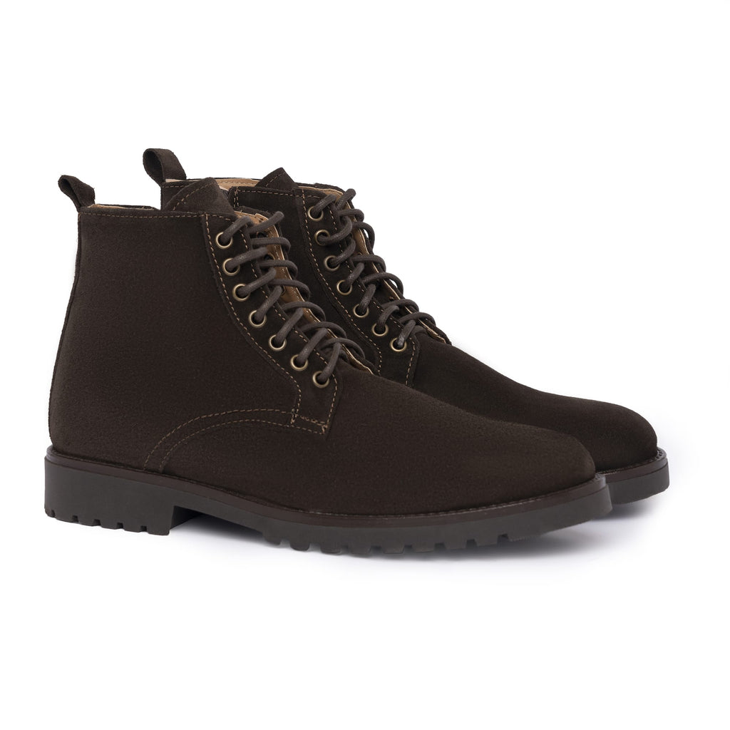 Bottes Lisses en Suède - Tête de Moro