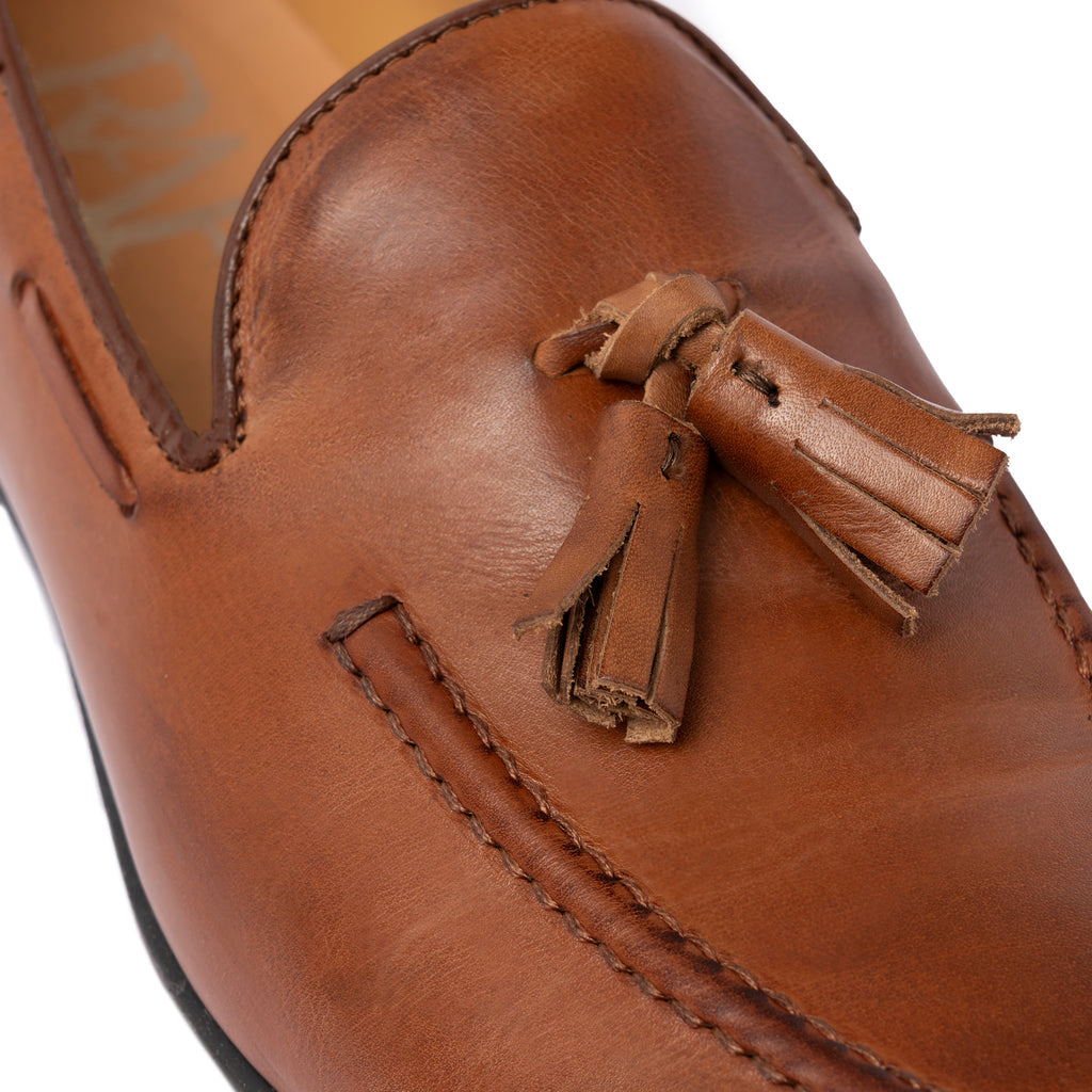 Mocassins avec nœud en cuir - Cuir