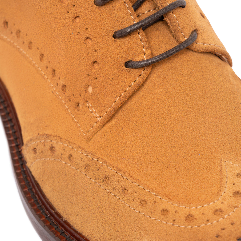 Richelieu Femme en Daim Cognac