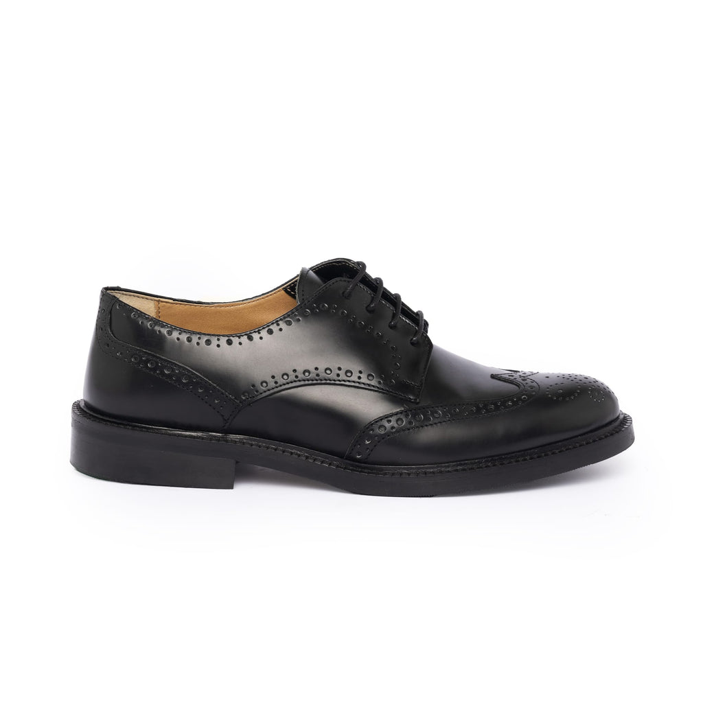 Richelieu Femme en cuir abrasif