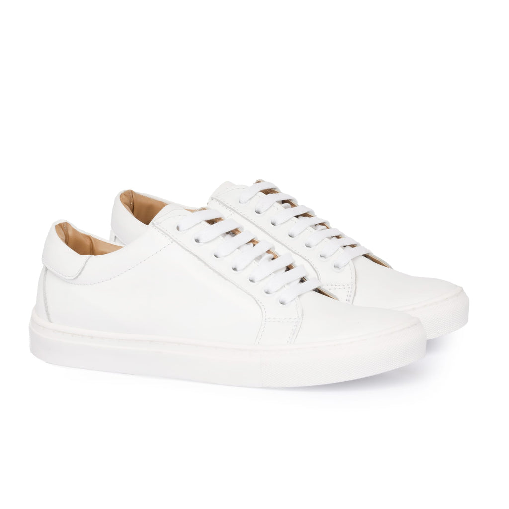 Sneakers Femme en Cuir - Blanc