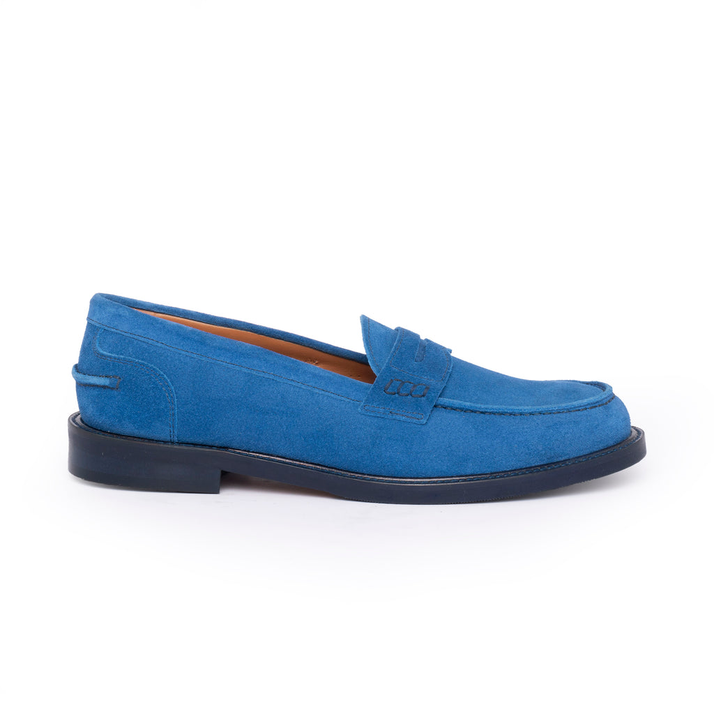 Mocassins Femme en daim Cobalt