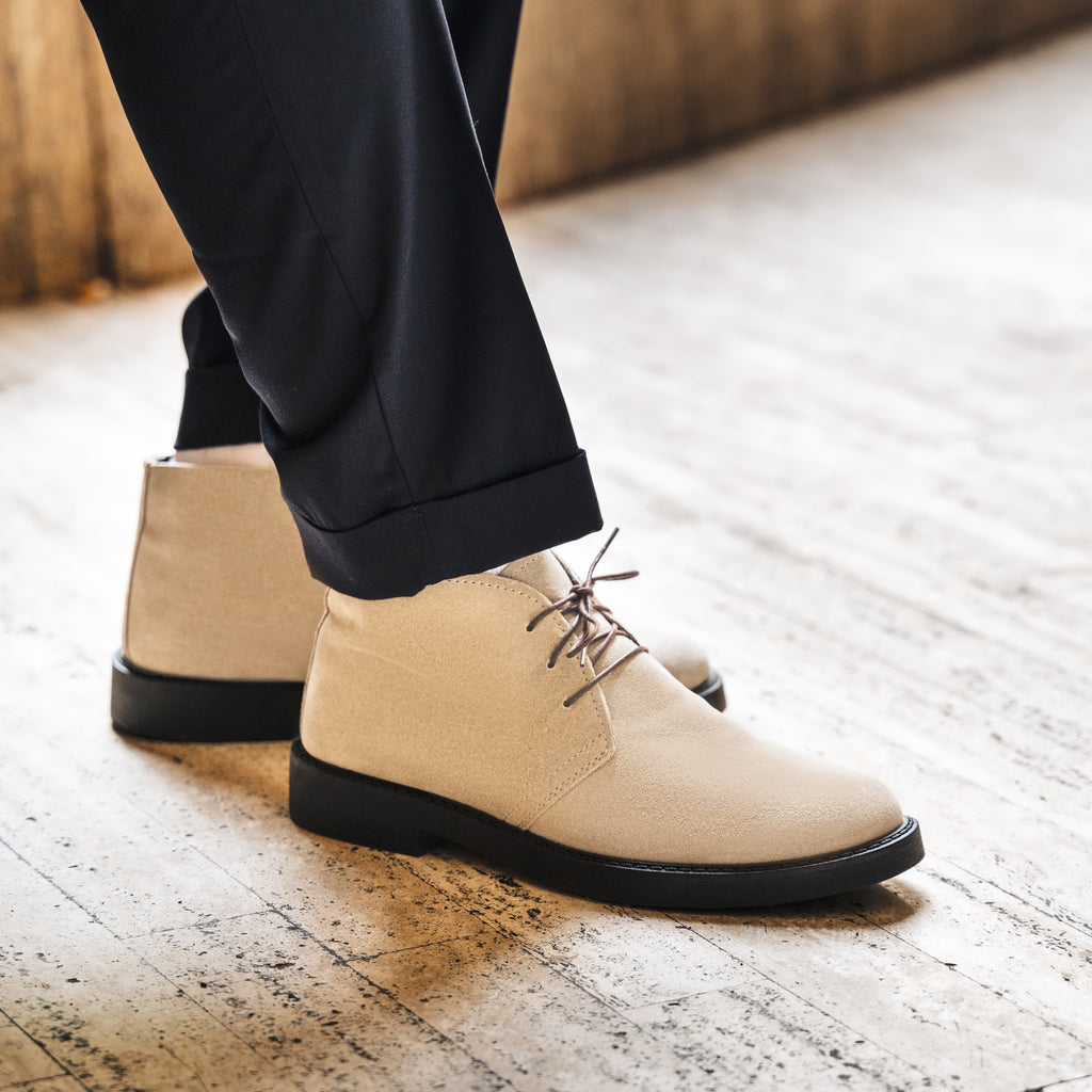 Polaines en daim - Tortora