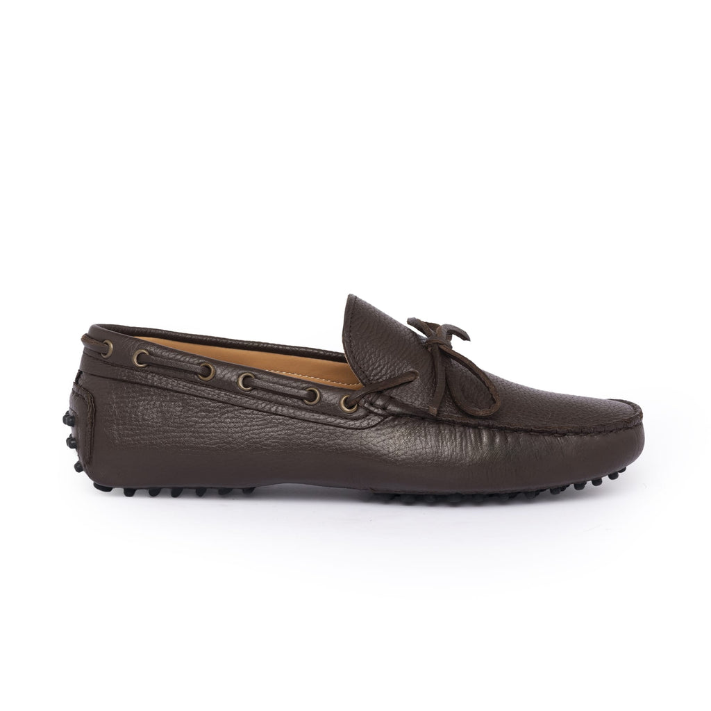 Mocassins Gommino en cuir- Tête de Moro
