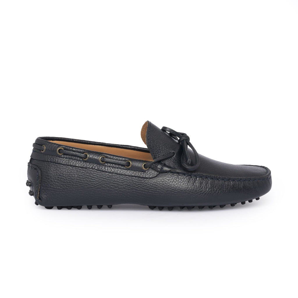 Mocassins en cuir - Bleu
