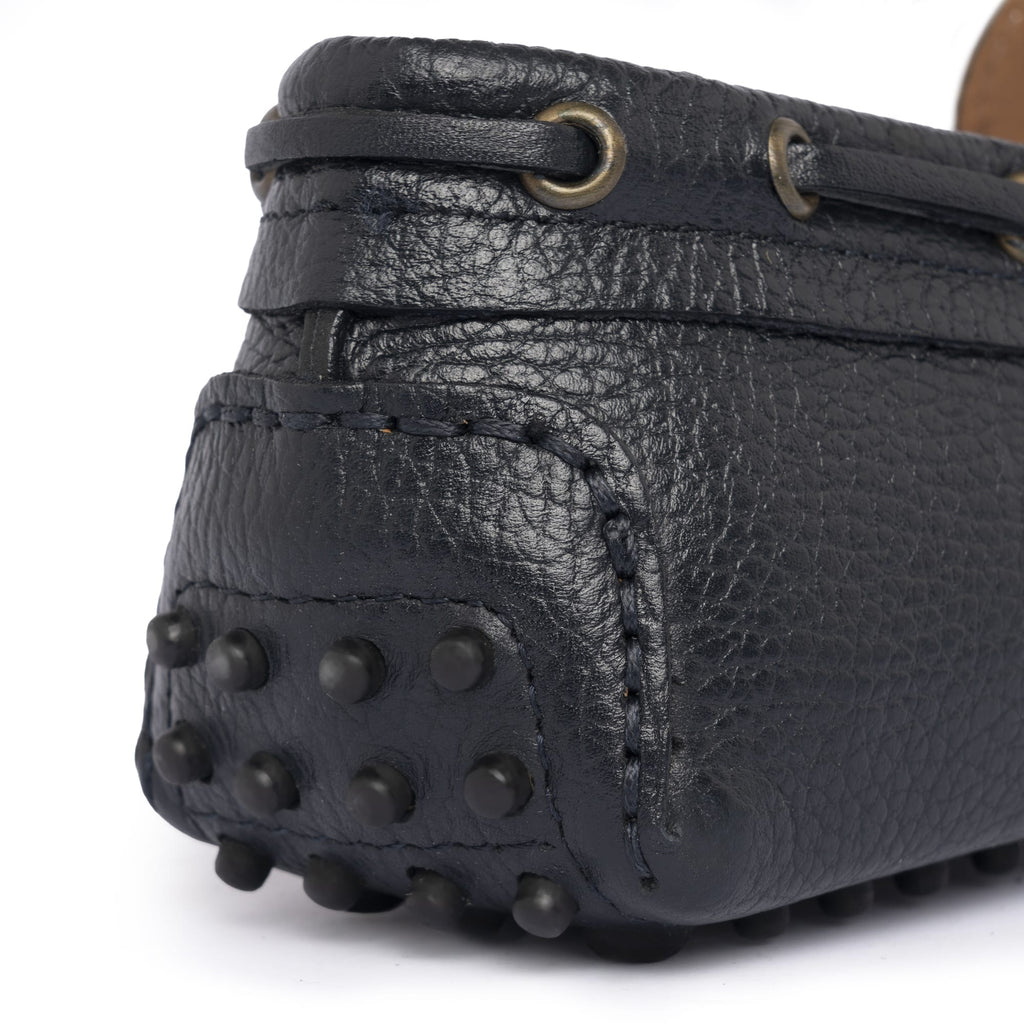 Mocassins en cuir - Bleu