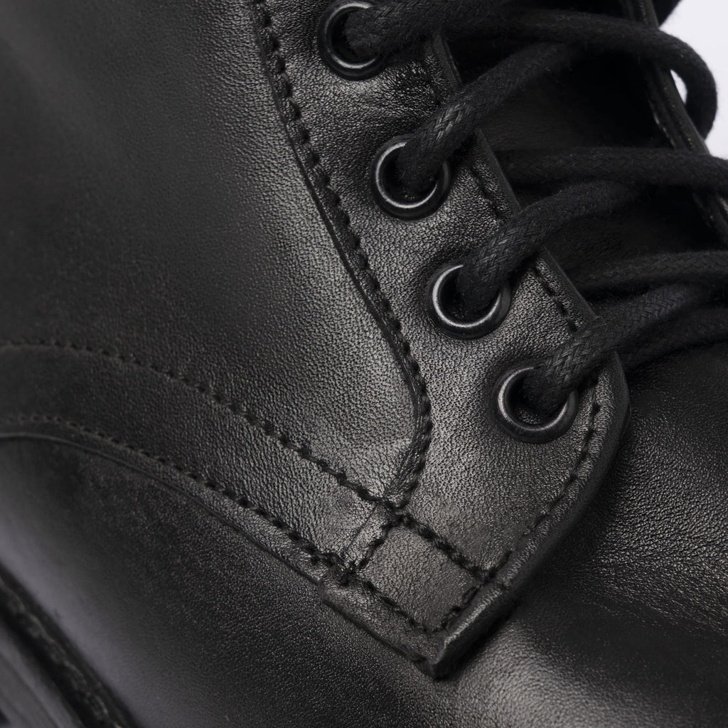 Bottines en cuir - Noir