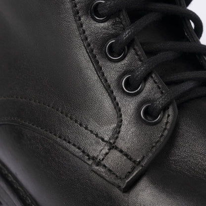 Bottines en cuir - Noir