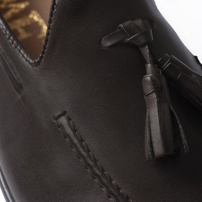 Mocassins avec nœud en cuir - Tête de Moro