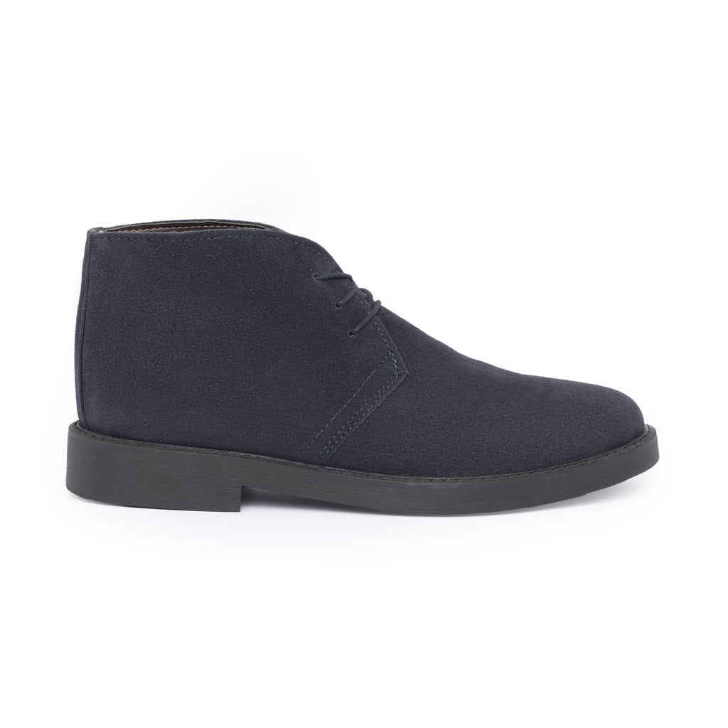 Chaussures à lacets en daim - Bleu