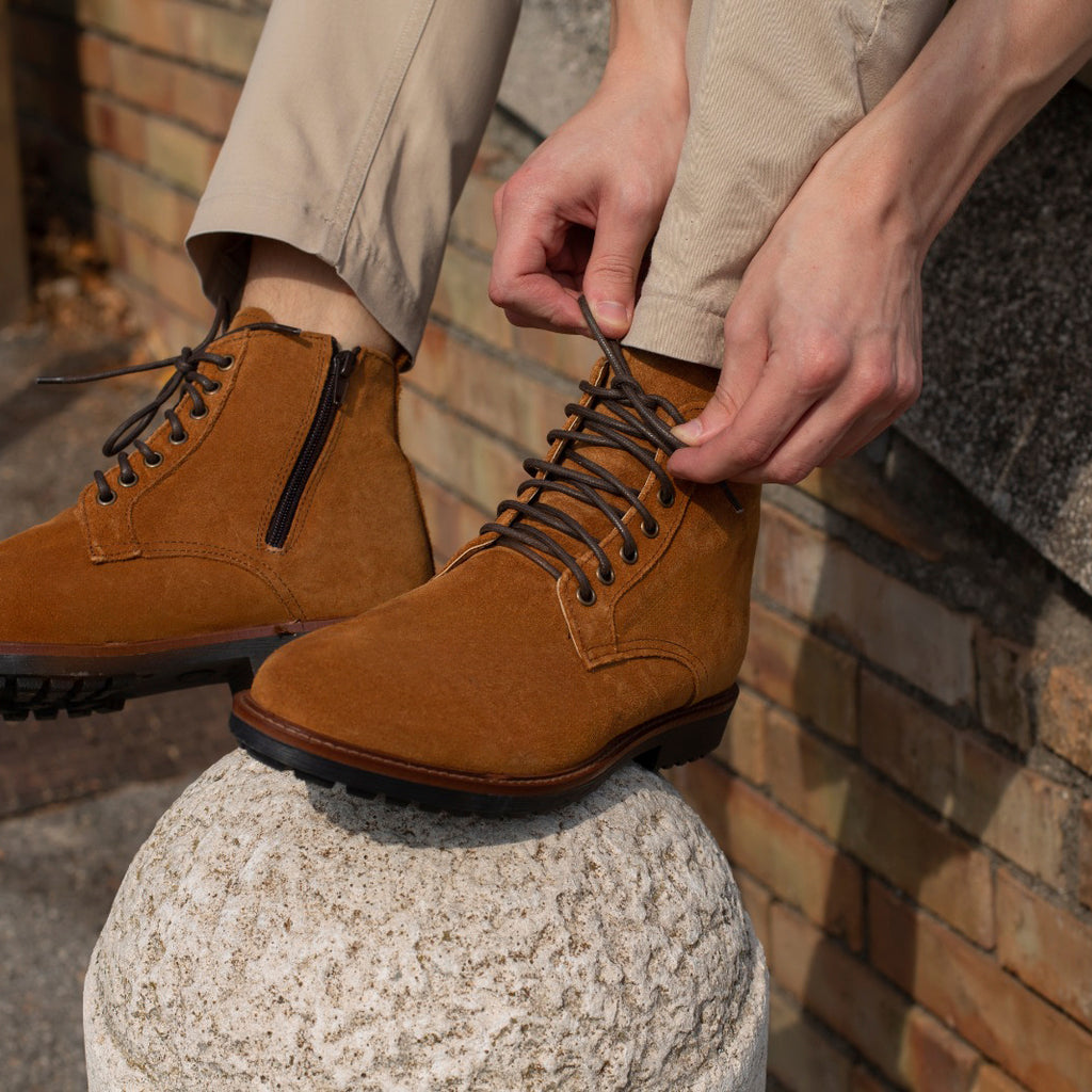 Bottines en daim - Cuir