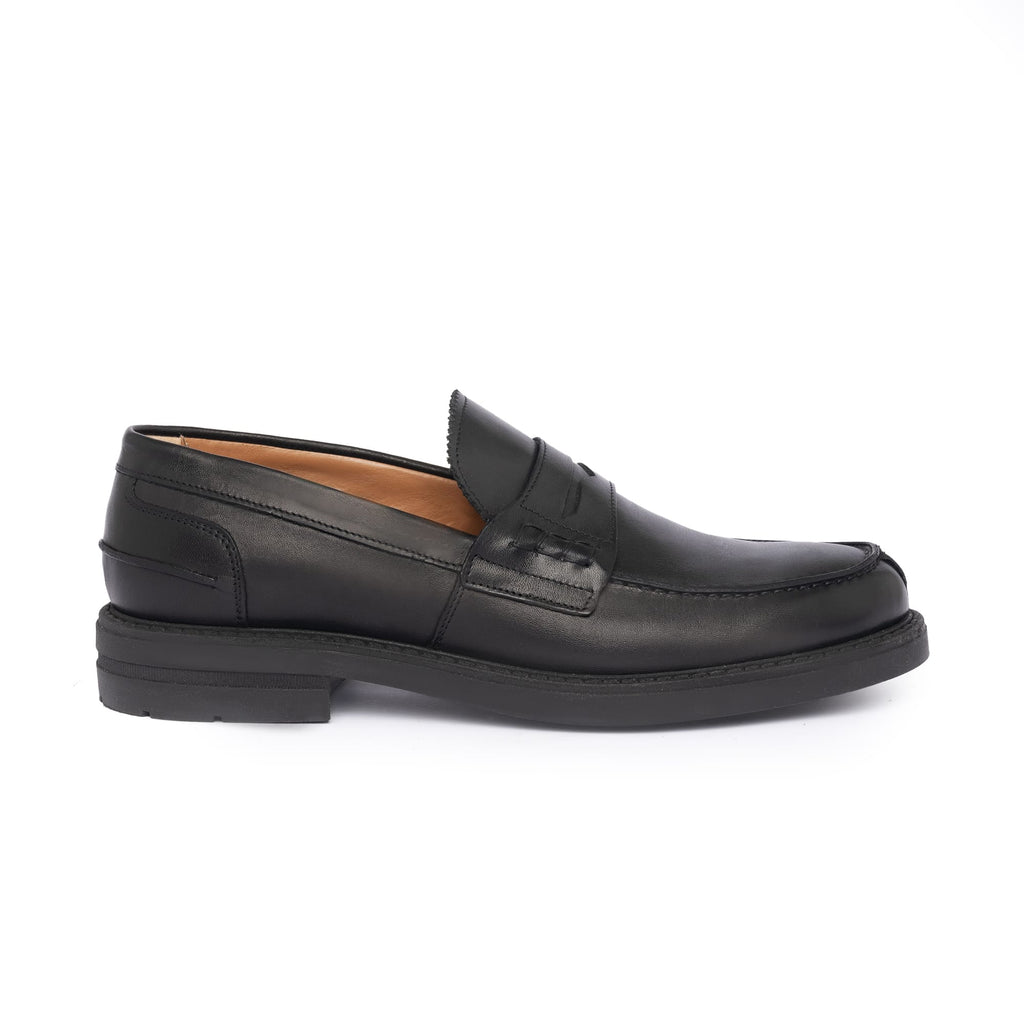 Mocassins en cuir - Noir