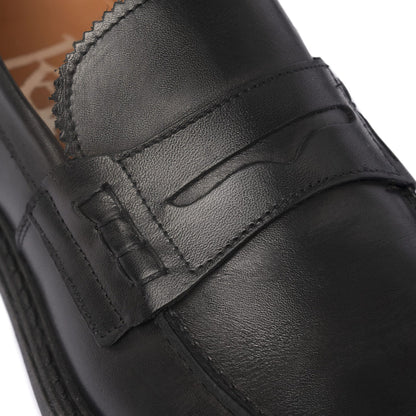 Mocassins en cuir - Noir