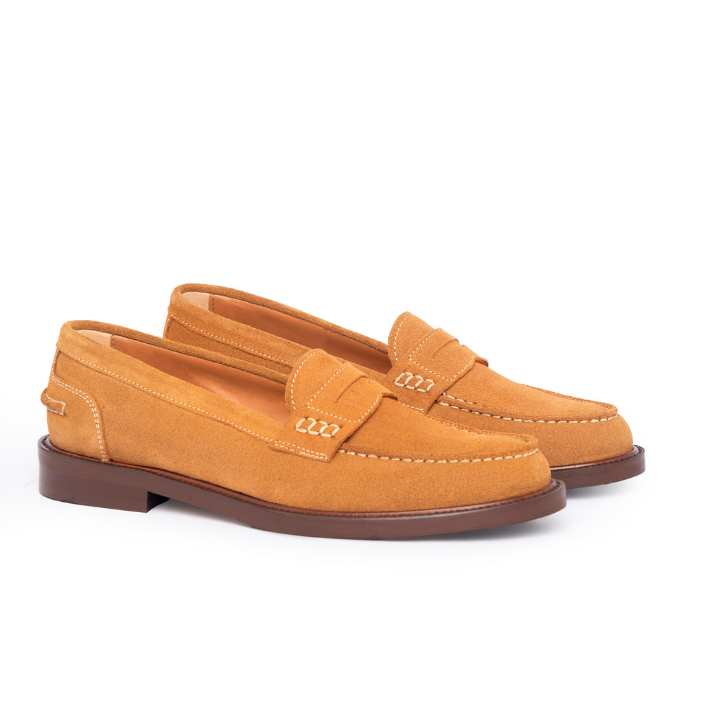 Mocassins Femme en daim couleur cuir