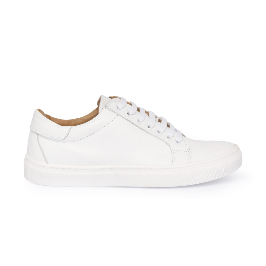 Sneakers Femme en Cuir - Blanc
