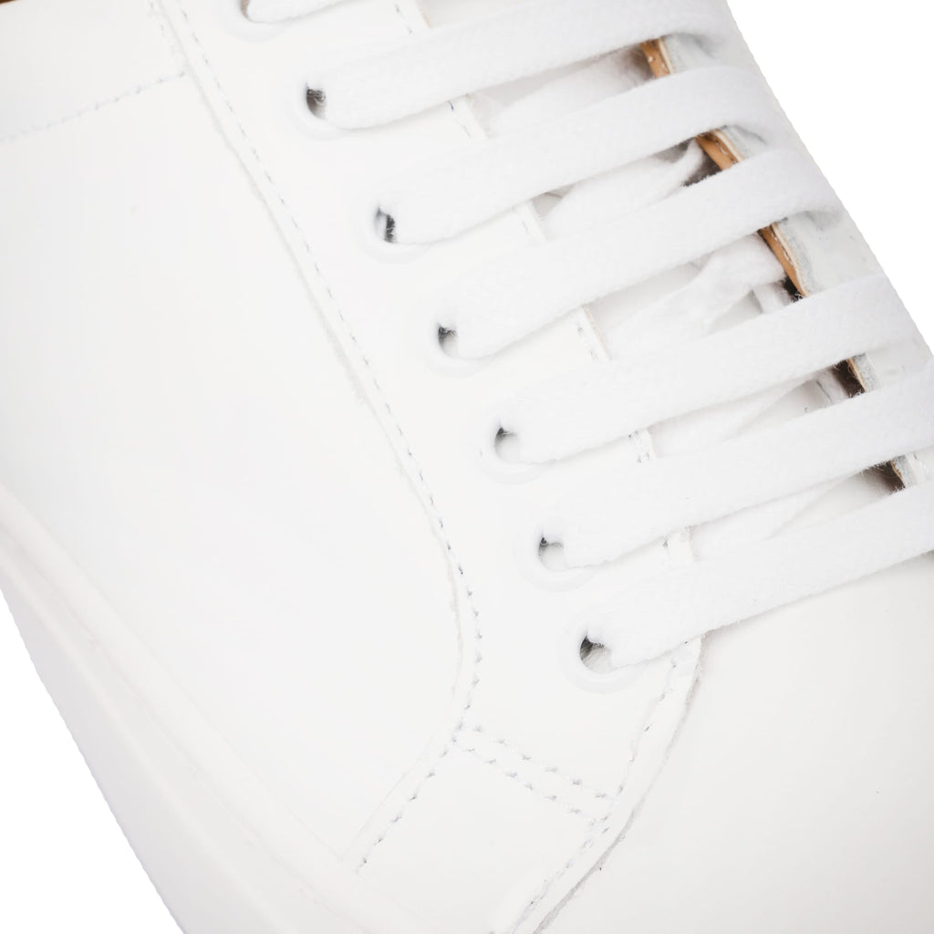 Sneakers Femme en Cuir - Blanc