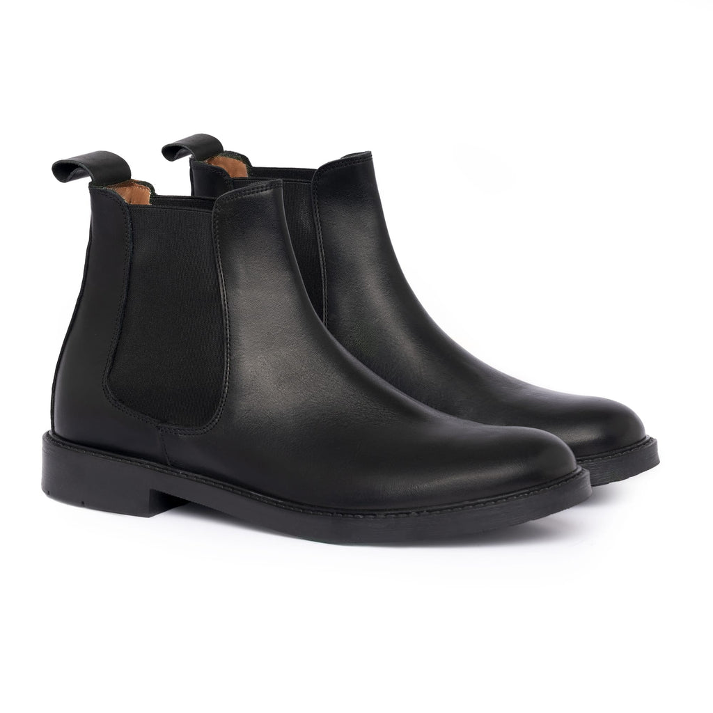 Bottines en cuir Beatles - Noir