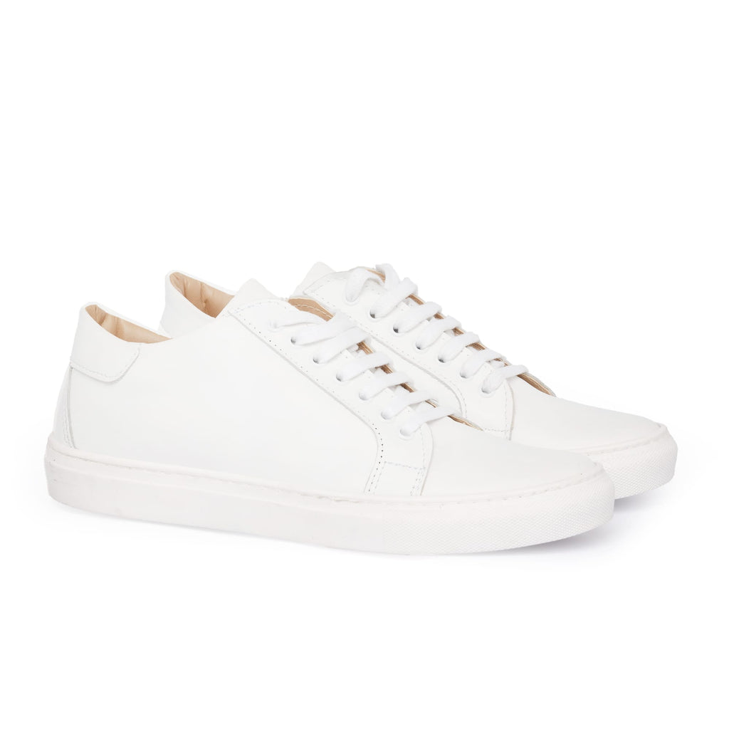 Sneakers Homme en cuir - Blanc