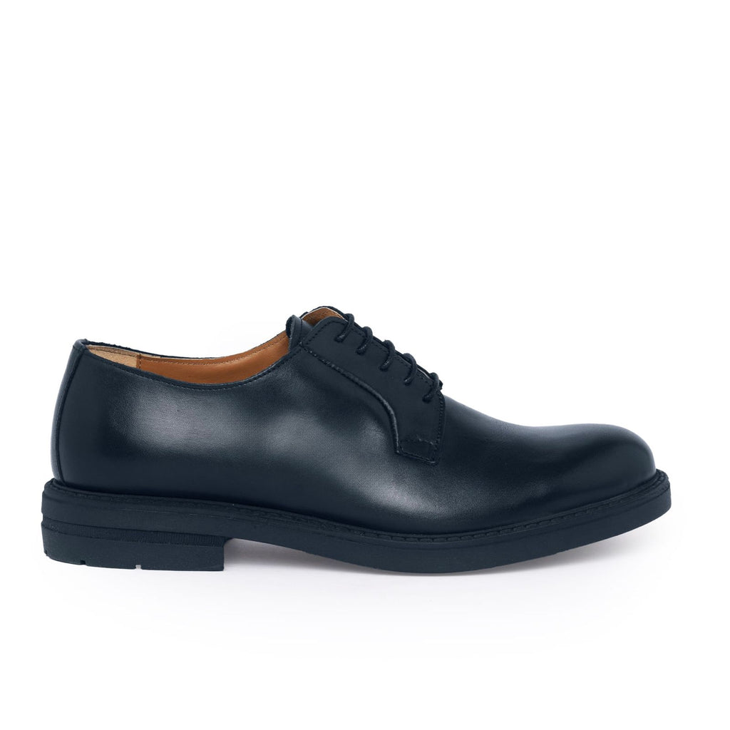 Chaussures à lacets en cuir - Bleu